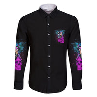 In My Next Life - I Want To Be The Karma Fairy Family Matching Off Shoulder Short Dress and Hawaiian Shirt - Wonder Print Shop