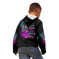 In My Next Life - I Want To Be The Karma Fairy Kid Hoodie - Wonder Print Shop