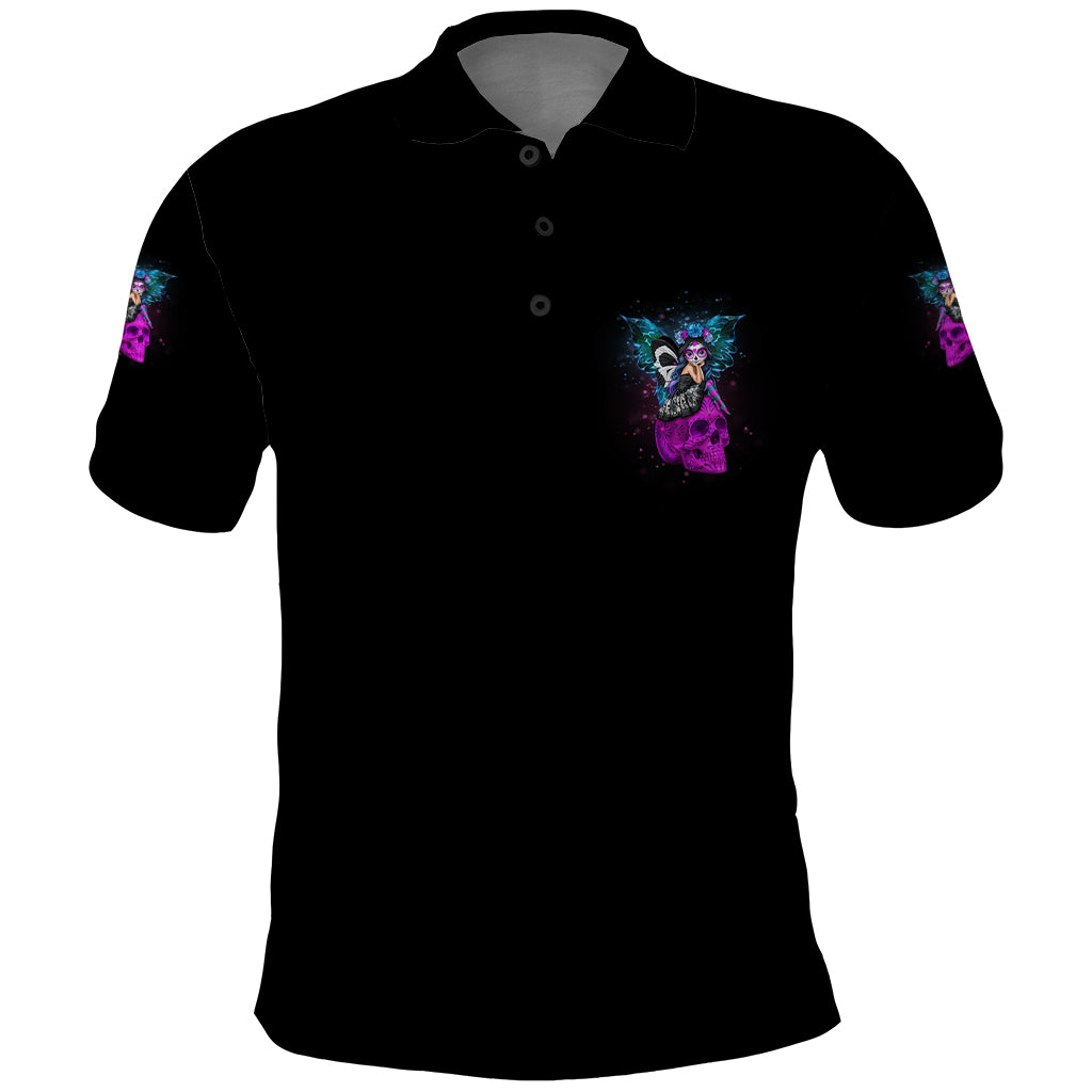 In My Next Life - I Want To Be The Karma Fairy Polo Shirt - Wonder Print Shop