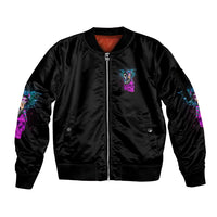 In My Next Life - I Want To Be The Karma Fairy Sleeve Zip Bomber Jacket - Wonder Print Shop