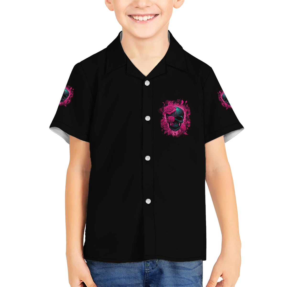 Hello Darkness My Old Friend Kid Hawaiian Shirt - Wonder Print Shop