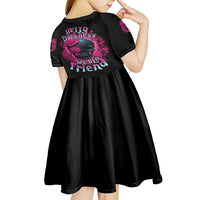 Hello Darkness My Old Friend Kid Short Sleeve Dress - Wonder Print Shop