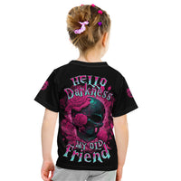 Hello Darkness My Old Friend Kid T Shirt - Wonder Print Shop