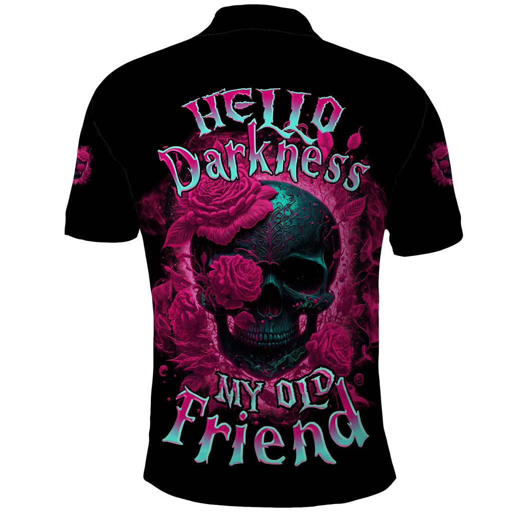 Hello Darkness My Old Friend Polo Shirt - Wonder Print Shop
