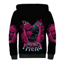 Hello Darkness My Old Friend Sherpa Hoodie - Wonder Print Shop