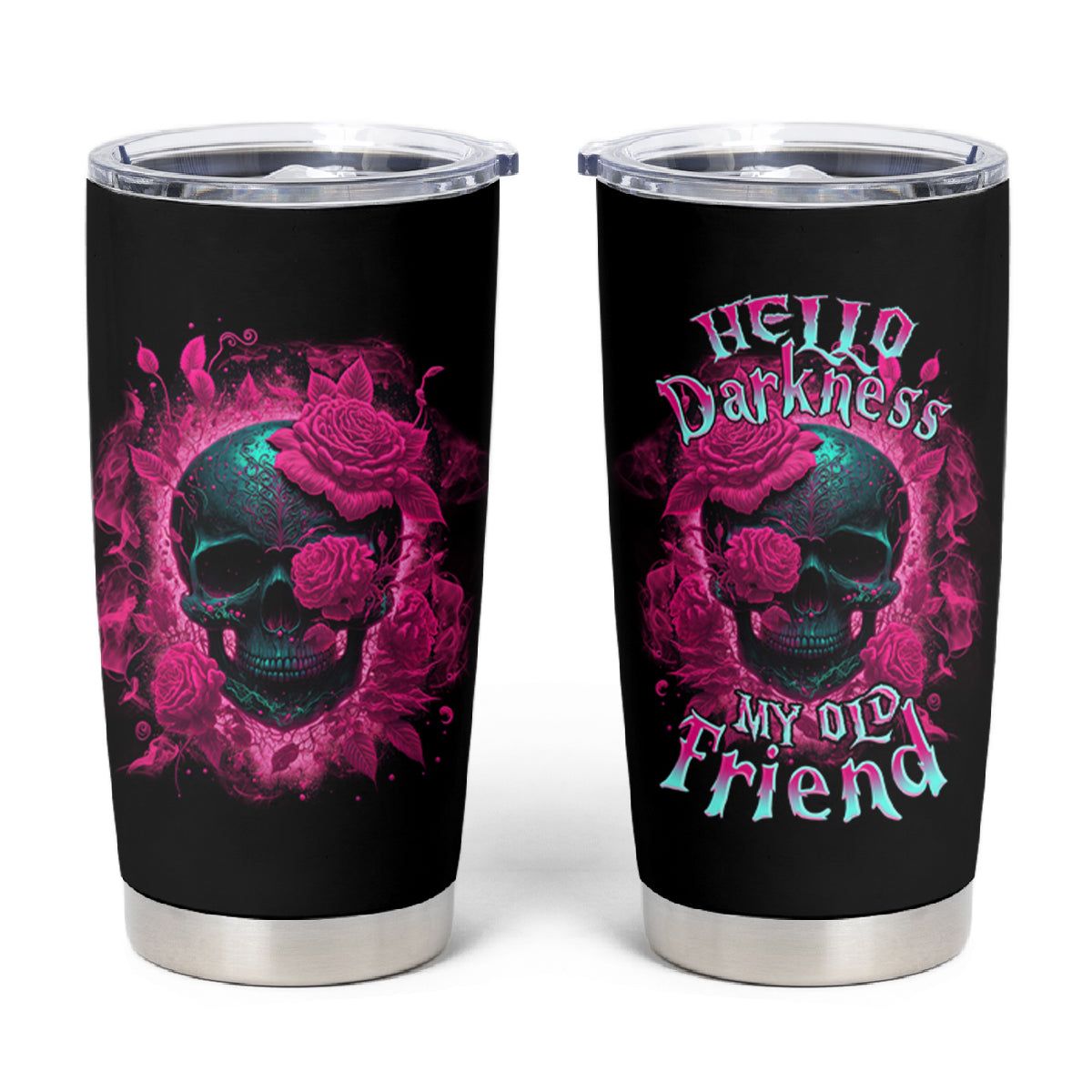 Hello Darkness My Old Friend Tumbler Cup - Wonder Print Shop