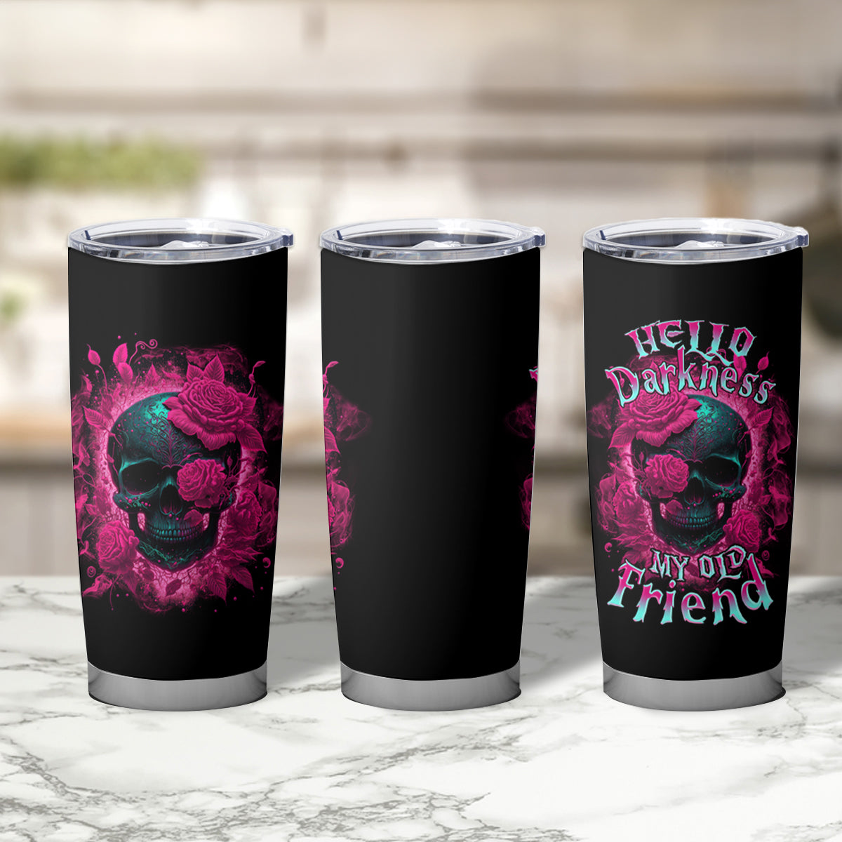 Hello Darkness My Old Friend Tumbler Cup - Wonder Print Shop