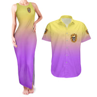 I'm Blunt Because God Rolled Me Sunflower Couples Matching Tank Maxi Dress and Hawaiian Shirt - Wonder Print Shop