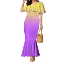 I'm Blunt Because God Rolled Me Sunflower Family Matching Mermaid Dress and Hawaiian Shirt - Wonder Print Shop