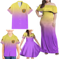 I'm Blunt Because God Rolled Me Sunflower Family Matching Off Shoulder Maxi Dress and Hawaiian Shirt - Wonder Print Shop