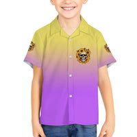 I'm Blunt Because God Rolled Me Sunflower Kid Hawaiian Shirt - Wonder Print Shop