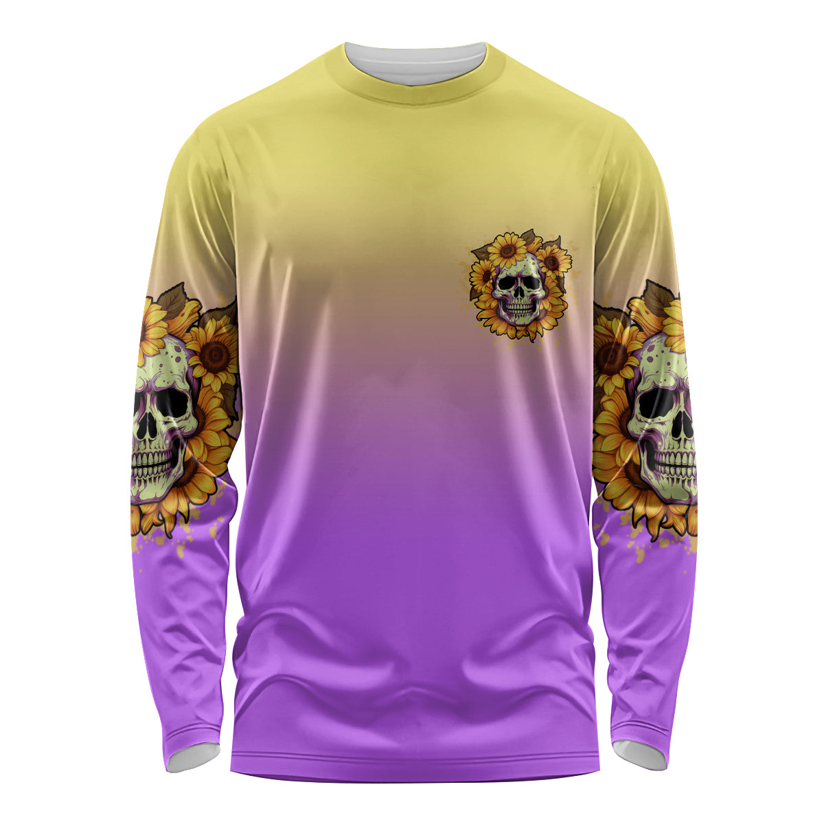 I'm Blunt Because God Rolled Me Sunflower Long Sleeve Shirt - Wonder Print Shop