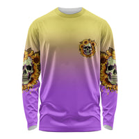 I'm Blunt Because God Rolled Me Sunflower Long Sleeve Shirt - Wonder Print Shop