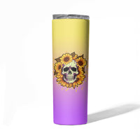 I'm Blunt Because God Rolled Me Sunflower Skinny Tumbler - Wonder Print Shop