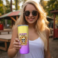 I'm Blunt Because God Rolled Me Sunflower Skinny Tumbler - Wonder Print Shop