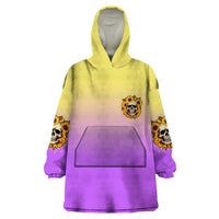 I'm Blunt Because God Rolled Me Sunflower Wearable Blanket Hoodie - Wonder Print Shop