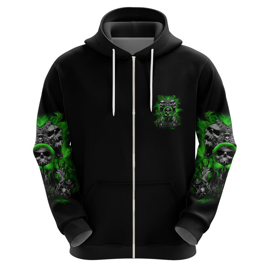 I Am Who I Am Skull Hoodie - Wonder Print Shop