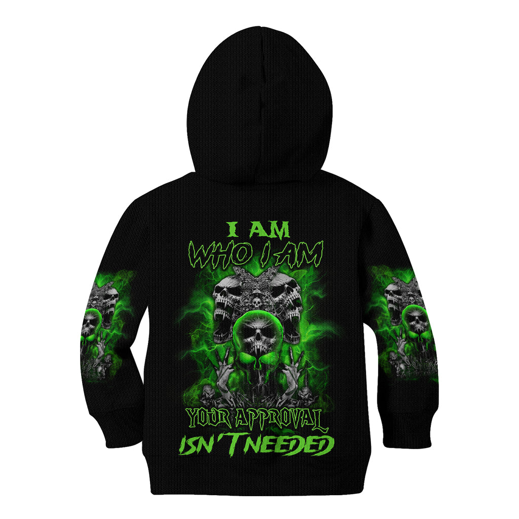 I Am Who I Am Skull Kid Hoodie - Wonder Print Shop