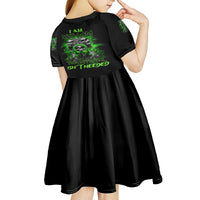 I Am Who I Am Skull Kid Short Sleeve Dress - Wonder Print Shop