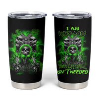 I Am Who I Am Skull Tumbler Cup - Wonder Print Shop