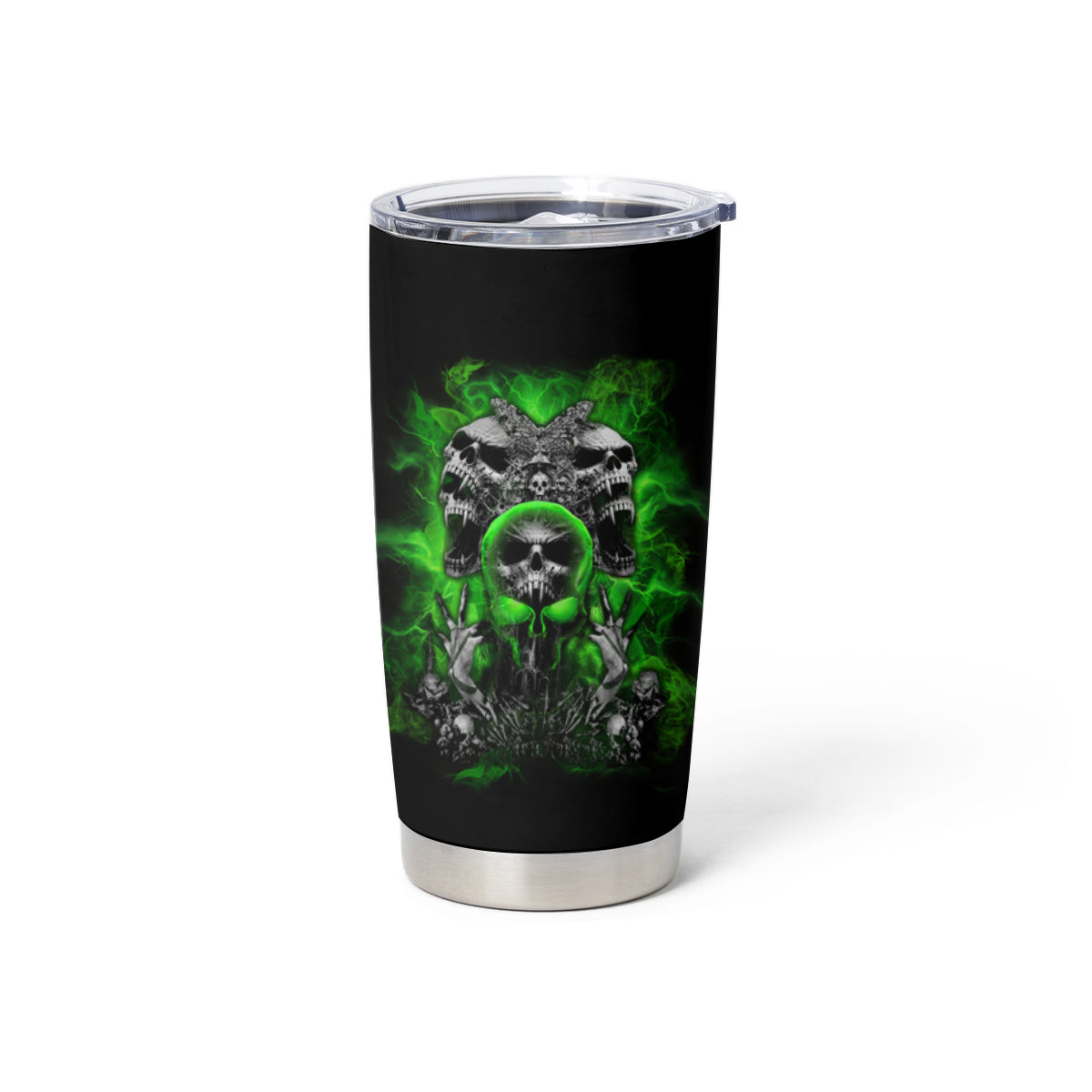 I Am Who I Am Skull Tumbler Cup - Wonder Print Shop