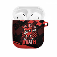 Six Seven Bruh Heart AirPods Case 67 Meme Cool Valentine’s Day Character Dabbing