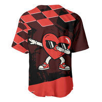 Six Seven Bruh Heart Baseball Jersey 67 Meme Cool Valentine’s Day Character Dabbing