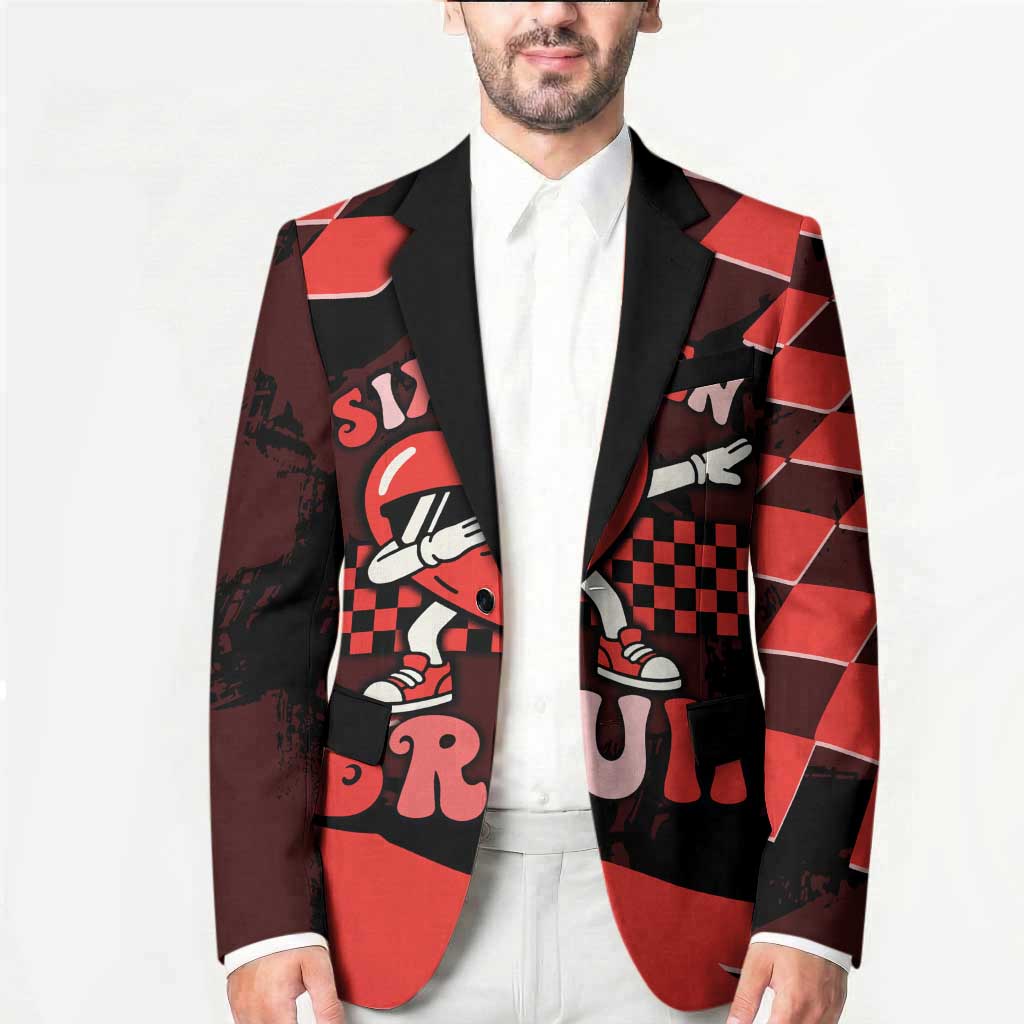Six Seven Bruh Heart Blazer 67 Meme Cool Valentine’s Day Character Dabbing