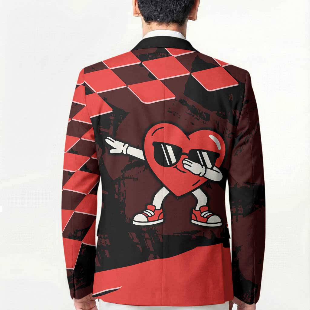 Six Seven Bruh Heart Blazer 67 Meme Cool Valentine’s Day Character Dabbing