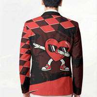 Six Seven Bruh Heart Blazer 67 Meme Cool Valentine’s Day Character Dabbing