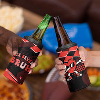 Six Seven Bruh Heart 4 in 1 Can Cooler Tumbler 67 Meme Cool Valentine’s Day Character Dabbing