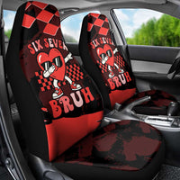 Six Seven Bruh Heart Car Seat Cover 67 Meme Cool Valentine’s Day Character Dabbing