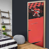 Six Seven Bruh Heart Door Cover 67 Meme Cool Valentine’s Day Character Dabbing