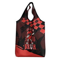 Six Seven Bruh Heart Grocery Bag 67 Meme Cool Valentine’s Day Character Dabbing
