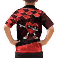 Six Seven Bruh Heart Hawaiian Shirt 67 Meme Cool Valentine’s Day Character Dabbing