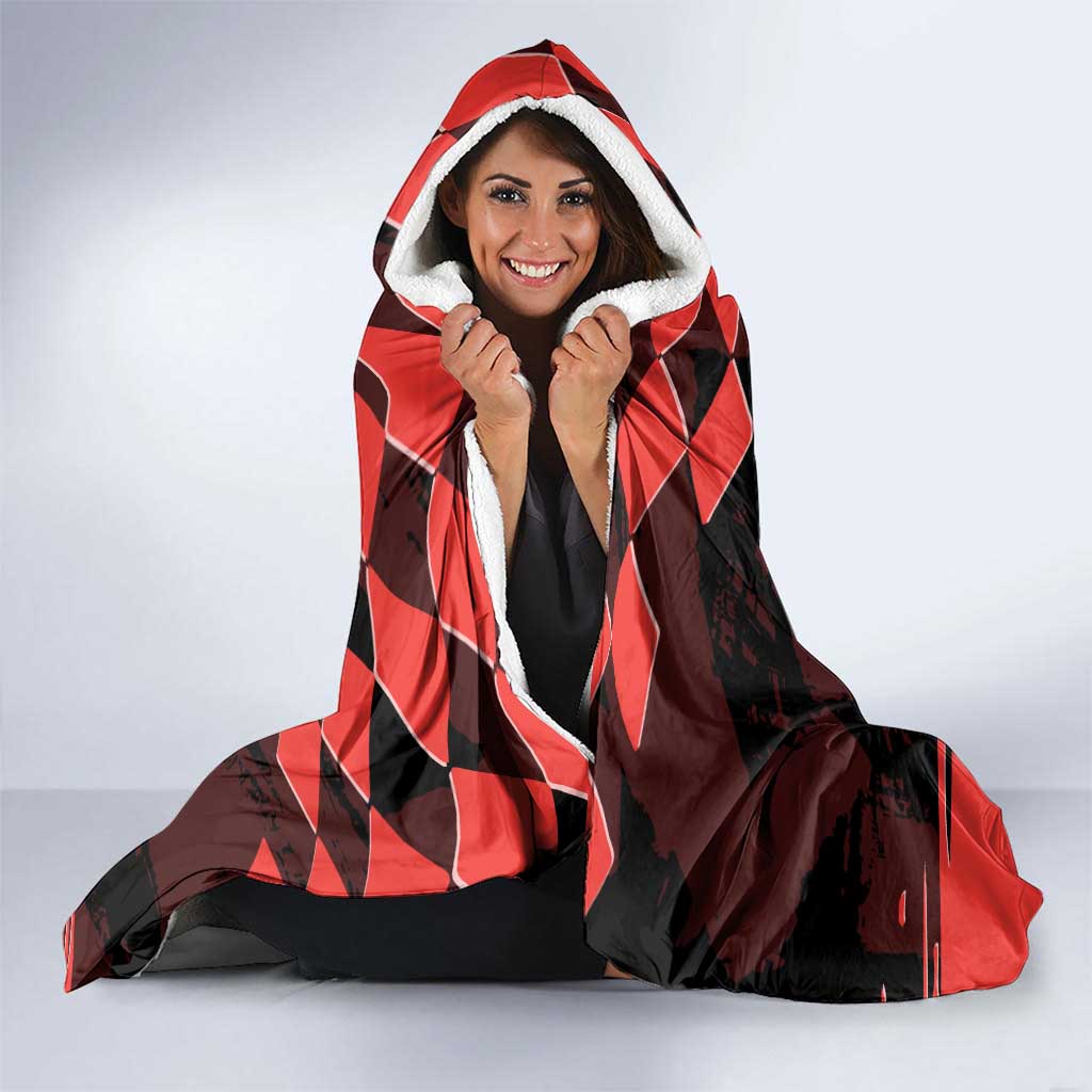 Six Seven Bruh Heart Hooded Blanket 67 Meme Cool Valentine’s Day Character Dabbing