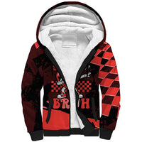 Six Seven Bruh Heart Sherpa Hoodie 67 Meme Cool Valentine’s Day Character Dabbing