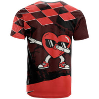 Six Seven Bruh Heart T Shirt 67 Meme Cool Valentine’s Day Character Dabbing