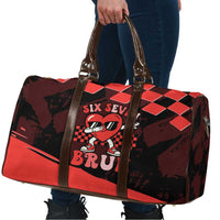 Six Seven Bruh Heart Travel Bag 67 Meme Cool Valentine’s Day Character Dabbing