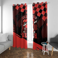 Six Seven Bruh Heart Window Curtain 67 Meme Cool Valentine’s Day Character Dabbing