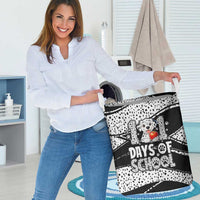 101 Days of School Dalmatian Laundry Basket 100th Days Teacher Girl Boy - Spotted Mono Spiral