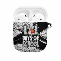 101 Days of School Dalmatian AirPods Case 100th Days Teacher Girl Boy - Spotted Mono Spiral