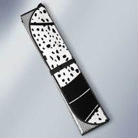 101 Days of School Dalmatian Auto Sun Shade 100th Days Teacher Girl Boy - Spotted Mono Spiral