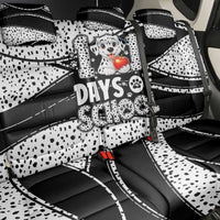 101 Days of School Dalmatian Back Car Seat Cover 100th Days Teacher Girl Boy - Spotted Mono Spiral