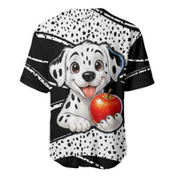 101 Days of School Dalmatian Baseball Jersey 100th Days Teacher Girl Boy - Spotted Mono Spiral