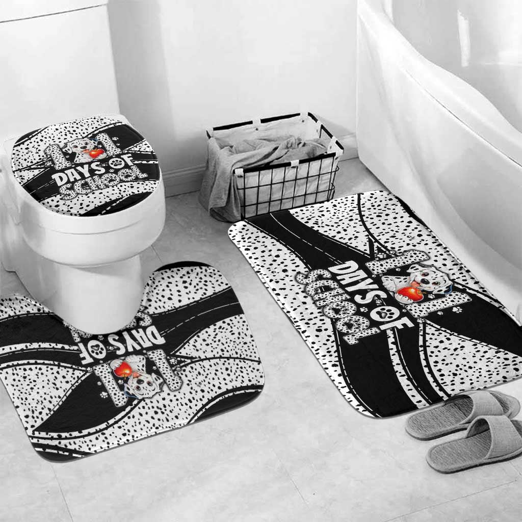 101 Days of School Dalmatian Bathroom Set 100th Days Teacher Girl Boy - Spotted Mono Spiral