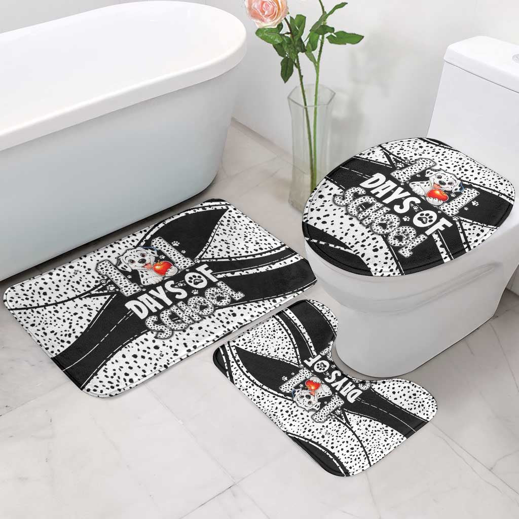 101 Days of School Dalmatian Bathroom Set 100th Days Teacher Girl Boy - Spotted Mono Spiral