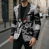 101 Days of School Dalmatian Blazer 100th Days Teacher Girl Boy - Spotted Mono Spiral