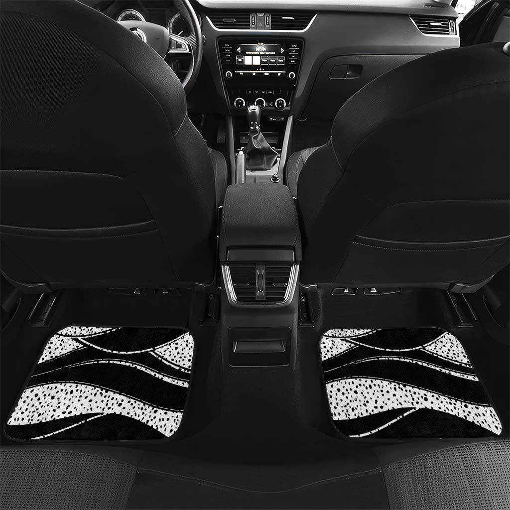 101 Days of School Dalmatian Car Mats 100th Days Teacher Girl Boy - Spotted Mono Spiral