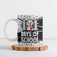101 Days of School Dalmatian Ceramic Mug 100th Days Teacher Girl Boy - Spotted Mono Spiral